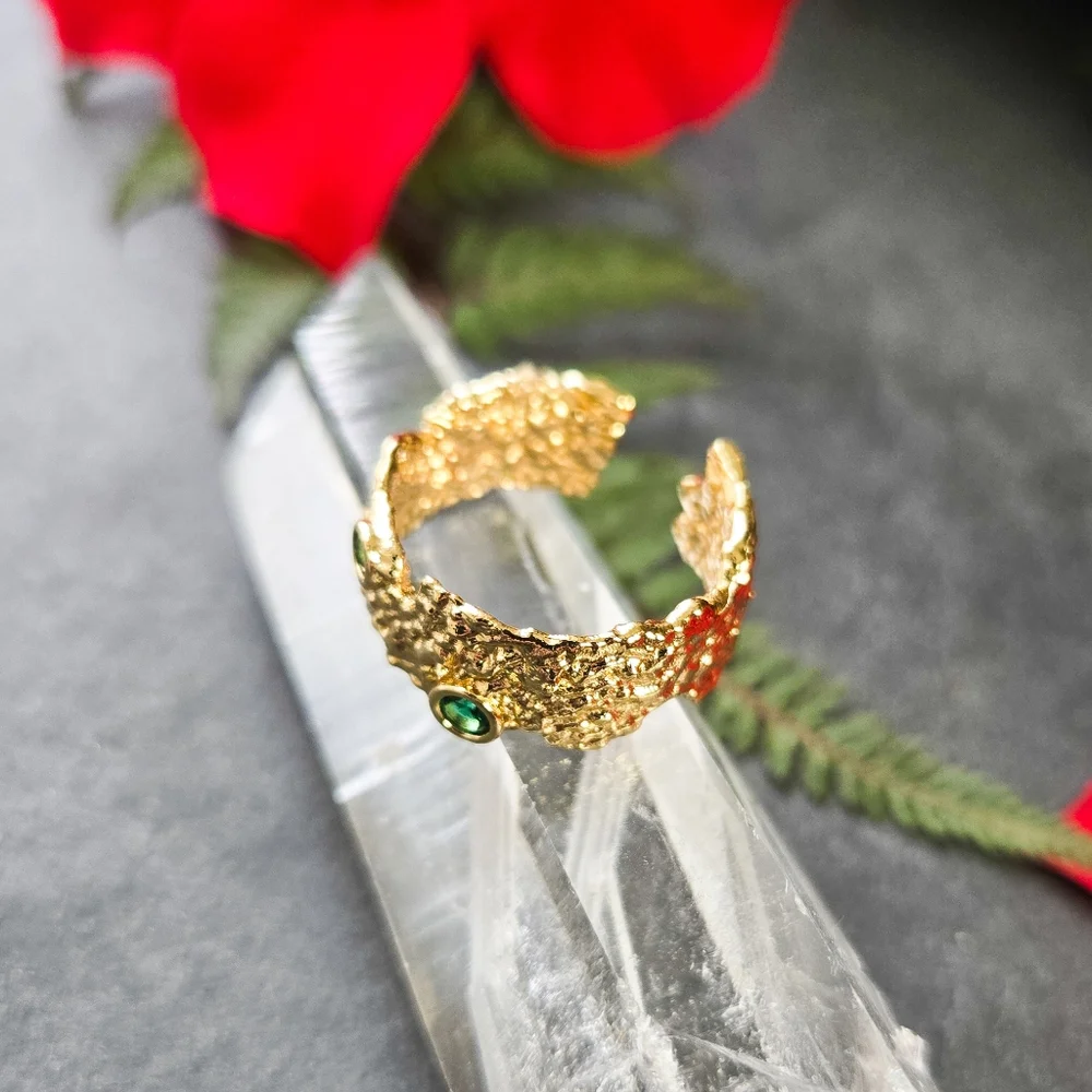 🦋LAST🦋 NWT Tramps+Thieves Vaer Ver 18k Gold Fill Ring